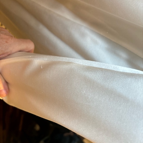 Christian Dior Lingerie NIGHTGOWN Lounging Underwear Vintage White Size Medium - Picture 5 of 7